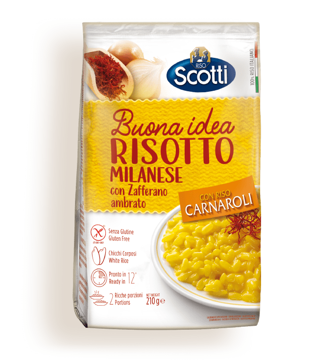 Scotti Risotto Milanese con Zafferano ambrato / 210g