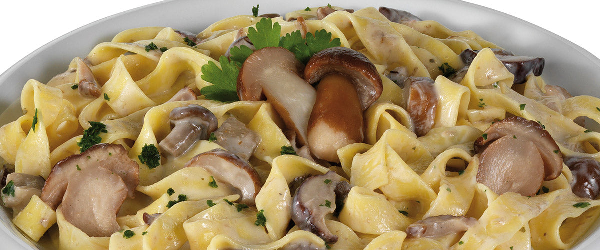 Tagliatelle With Porcini and Mixed Mushrooms